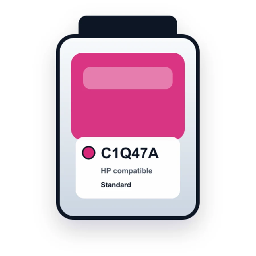 HP C1Q47A Magenta compatible ink