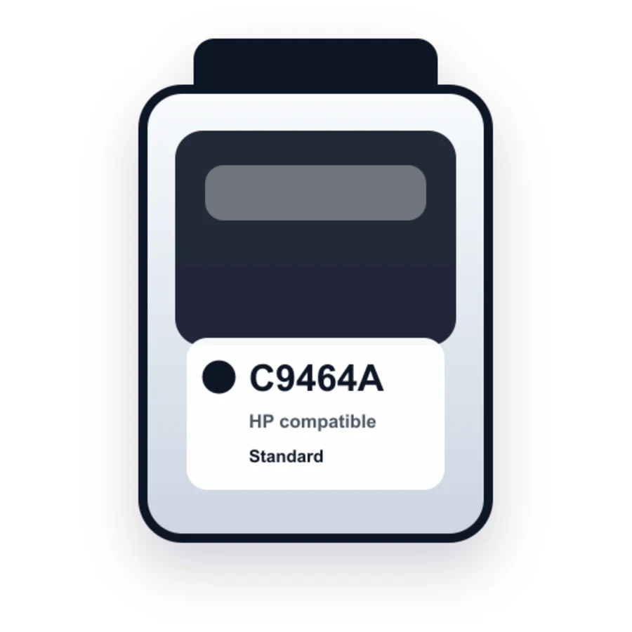 HP C9464A Matte Black compatible ink