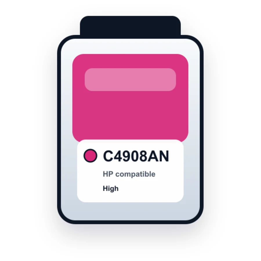 HP 94C4908AN Magenta compatible ink