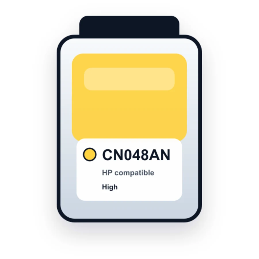 HP 94CN048AN Yellow compatible ink