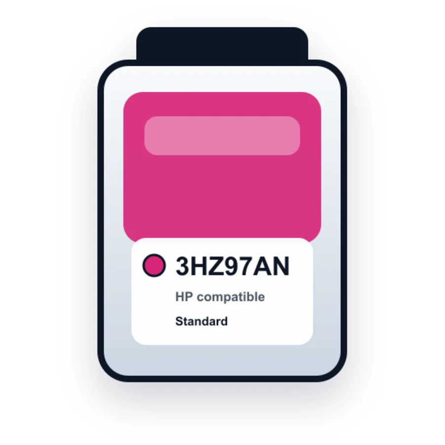 HP 3HZ97AN Magenta compatible ink