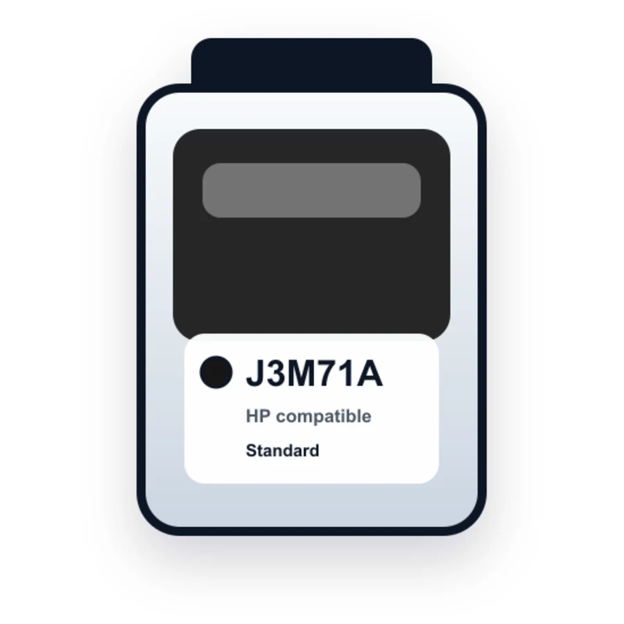 HP J3M71A Black compatible ink