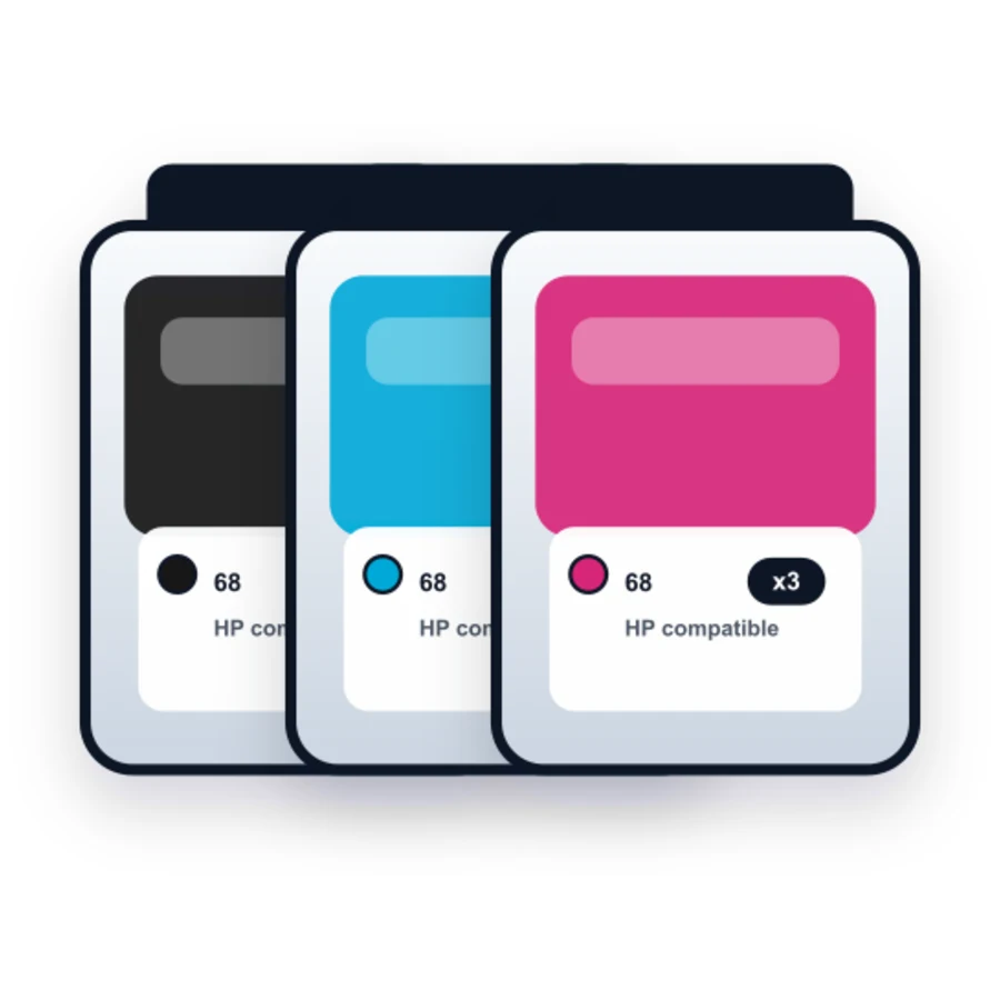 HP 7FP21TN 7FP20TN 3 Combo compatible ink