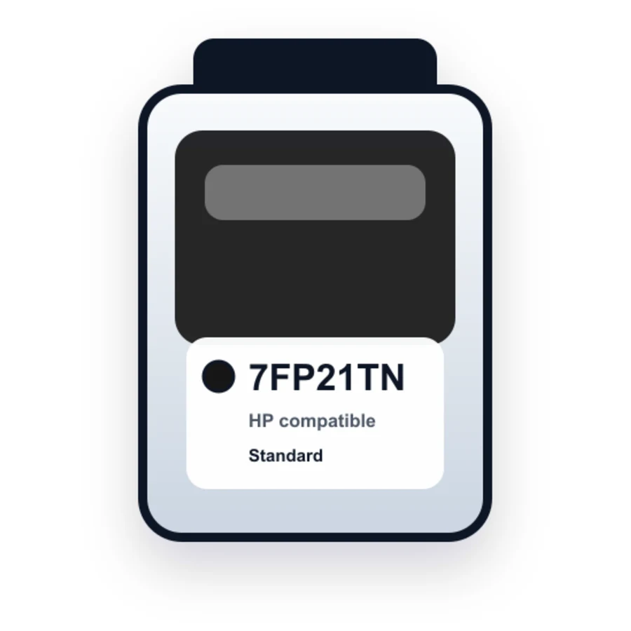 HP 7FP21TN Black compatible ink