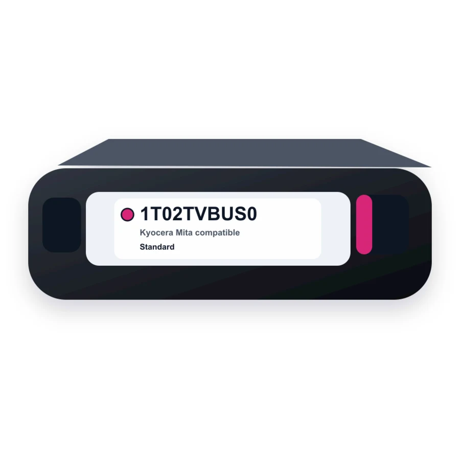 Kyocera TK-5272M Toner Cartridge - 1T02TVBUS0 - Magenta compatible toner