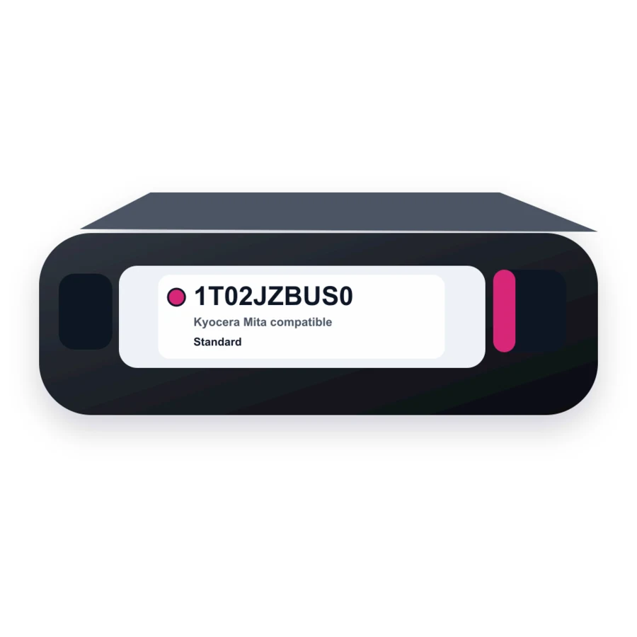 Kyocera TK-867M Toner Cartridge - 1T02JZBUS0 - Magenta compatible toner