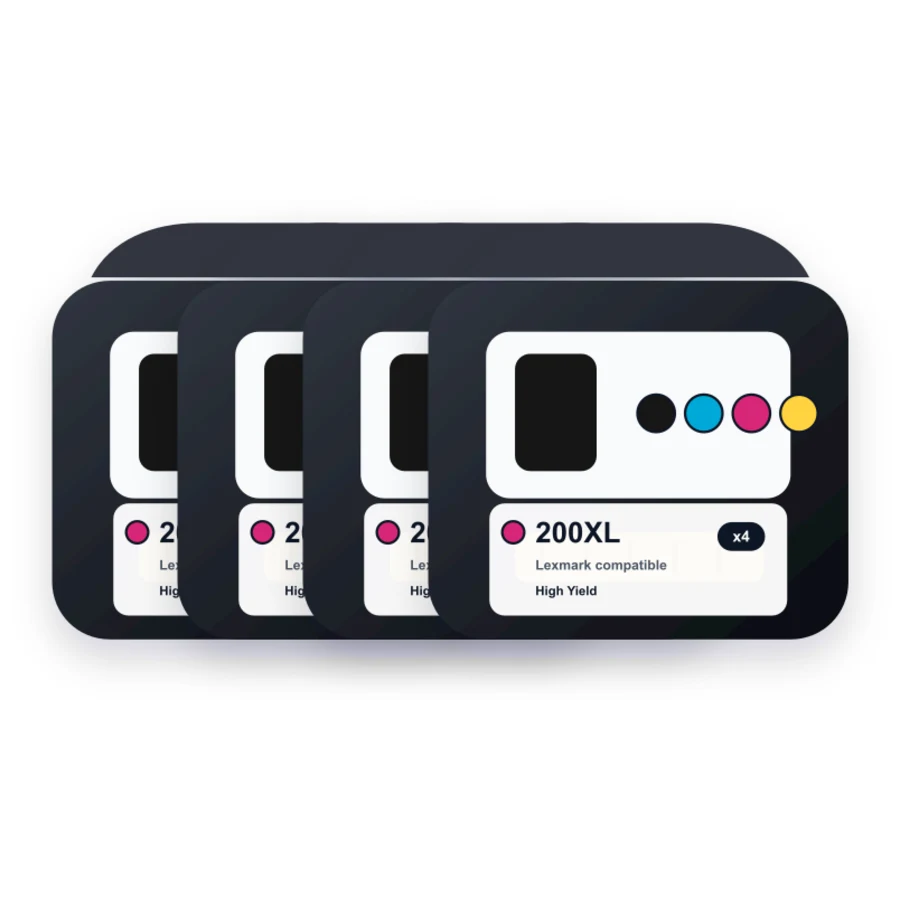 Lexmark 200XL 4 Combo compatible ink