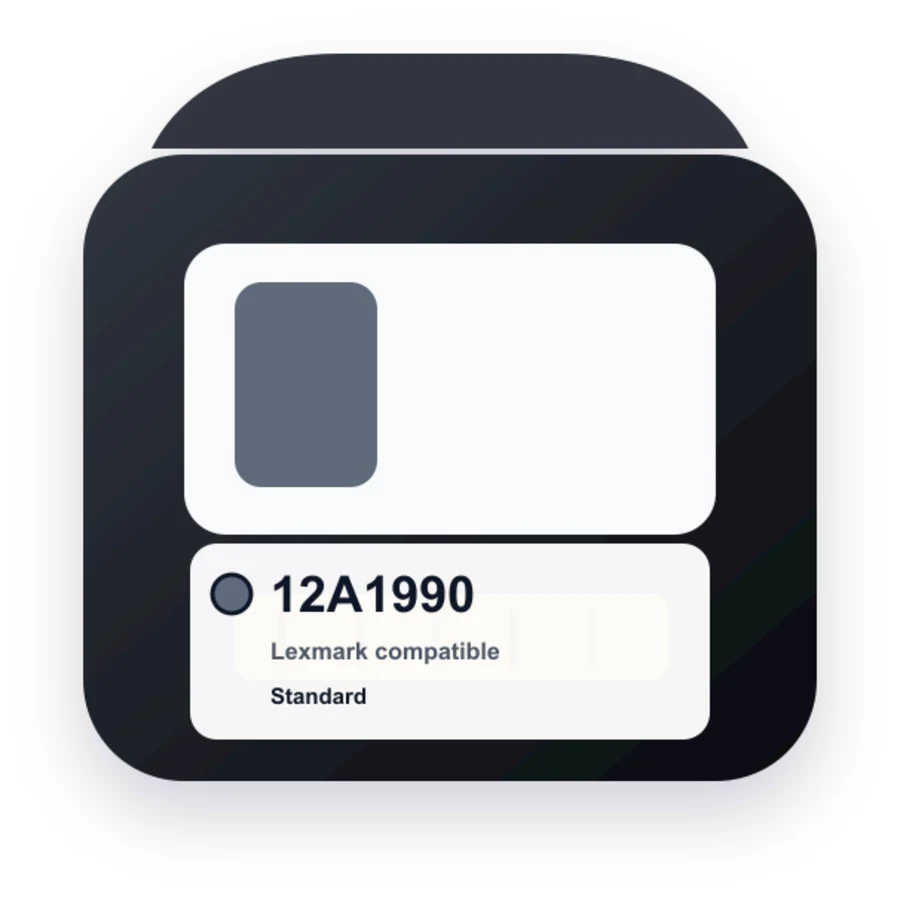 Replacement Lexmark 90 Ink Cartridge - Photo Color - 12A1990 compatible ink