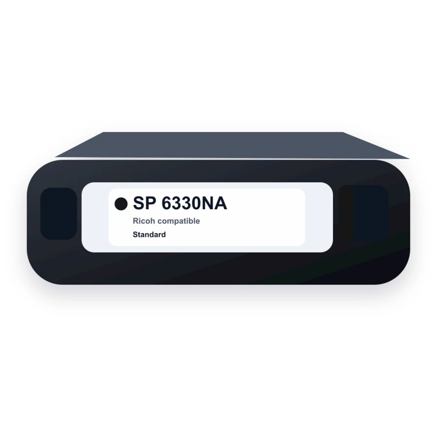Ricoh 406628 Toner Cartridge - SP 6330NA - Black compatible toner