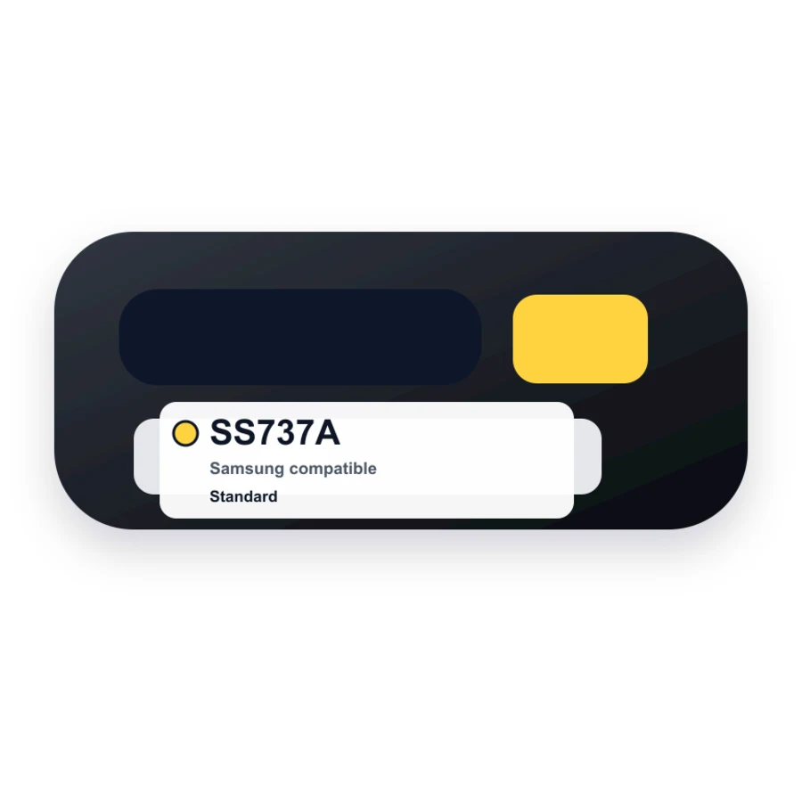Samsung Clt Y808S Yellow compatible toner