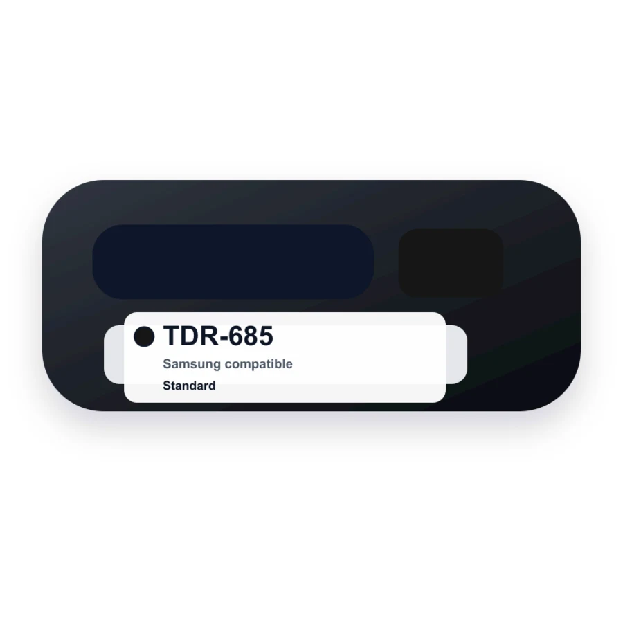 Samsung TDR-685 ( Samsung TDR685 ) Compatible Laser Toner Cartridge for the Samsung MSYS 6750 / 6800 / 6900 / 730 Laser Toner Fax Machines compatible toner