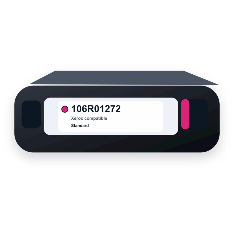 Replacement Xerox 106R01272 Magenta Toner Cartridge - 6110 compatible toner