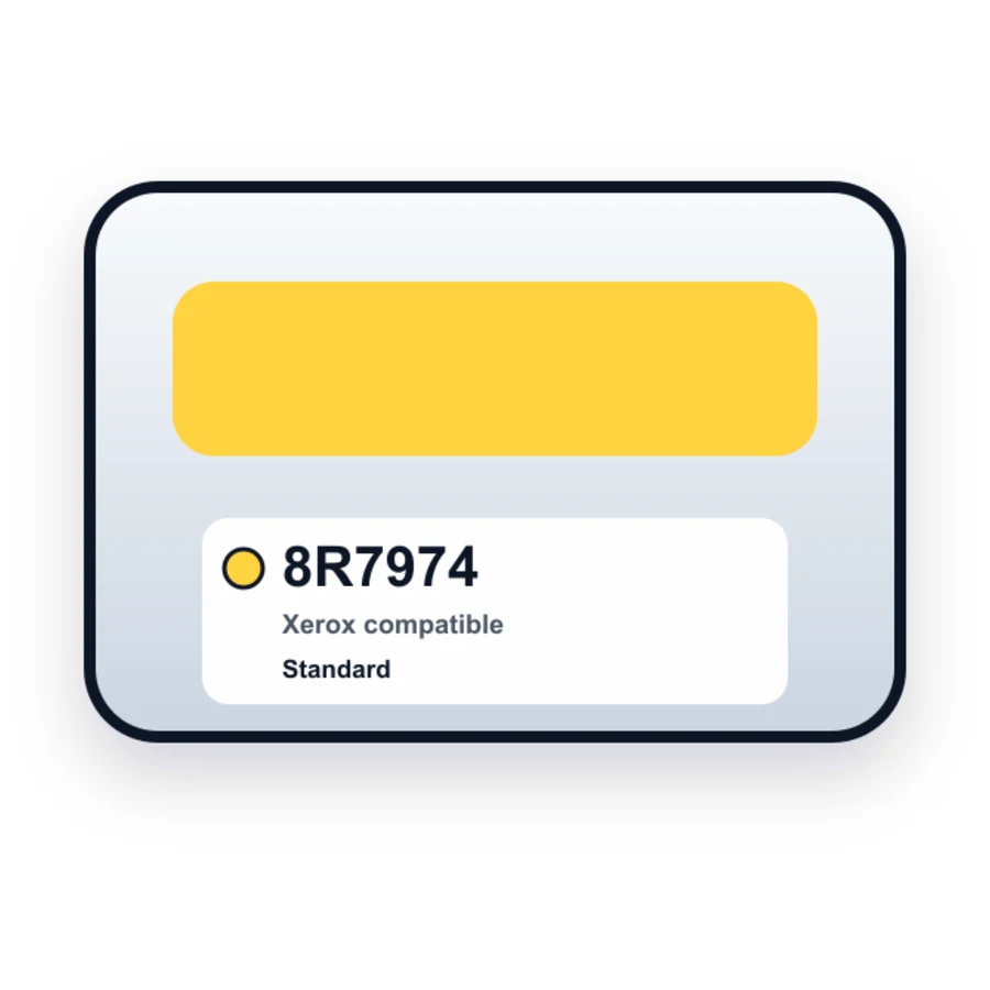 Yellow Ink Cartridge for Xerox 8R7974 (Y103) compatible ink